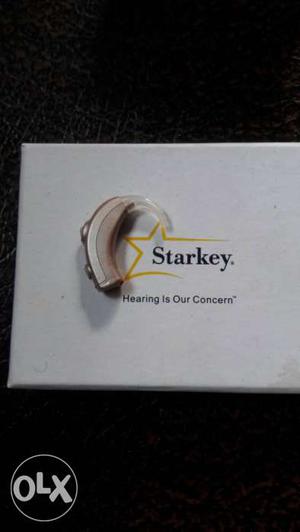 Gold Starkey Hearing Aid On Box