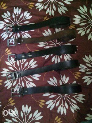 Hurry up Guyz "SPYKAR Original 5 Belts [WAIST:- 32]