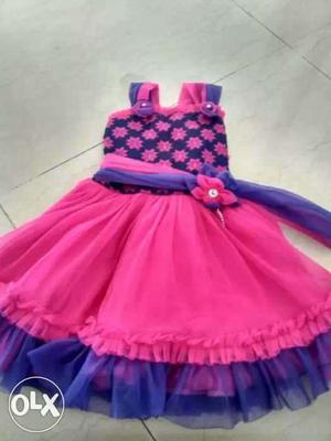 Kids clothes Beautiful pink frock for kids upto 3