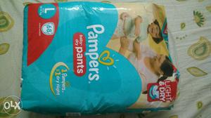 Pampers large 9-14 kg 68 piece worth 999 opened not used
