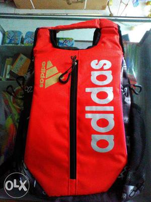 Red And Black Adidas Backpack