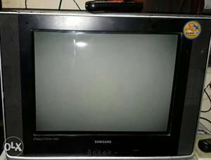 SAMSUNG 21' FLAT TV with Set top box in very good