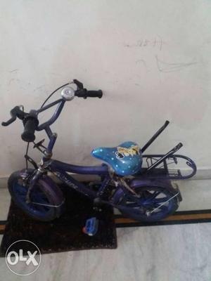 Toddler's Blue And Purple Bicycle