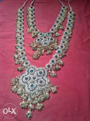 Two Embellished Diamond Necklaces