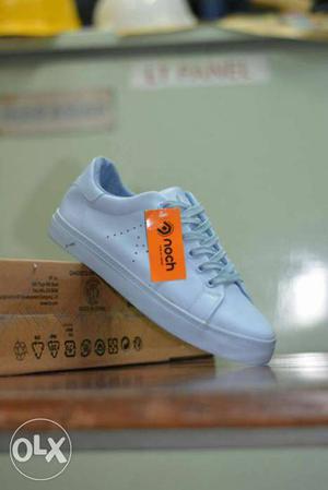 Unpaired White Noch Low Top Sneaker With Box