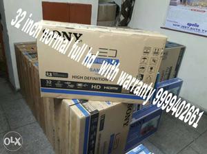 32 inch normal Sony full hd with warranty and 1st