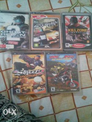 5 PSP original Games