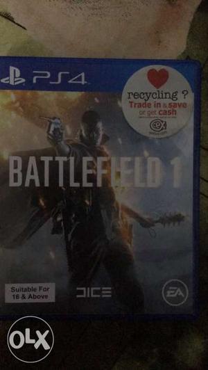 Battlefield 1 Sony PS4 Game Case