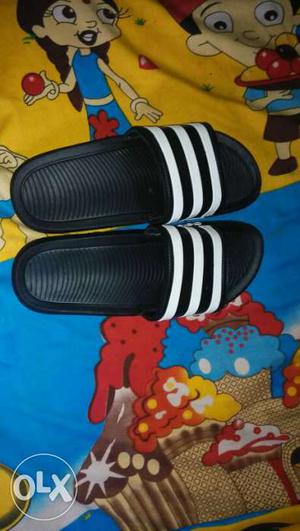 Black Adidas Runner Slide Sandals