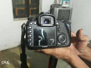 Black Canon DSLR Camera
