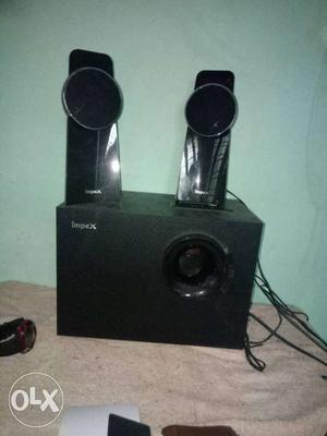 Black Impex 2.1 Channel Speaker