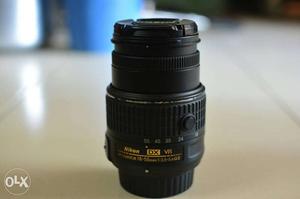 Black Nikon DX VR Camera Lens