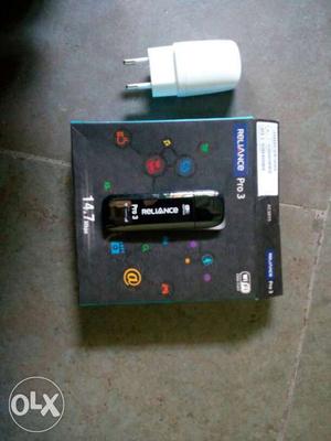 Black Reliance Pro 3 With Box And White Charger Adapterr