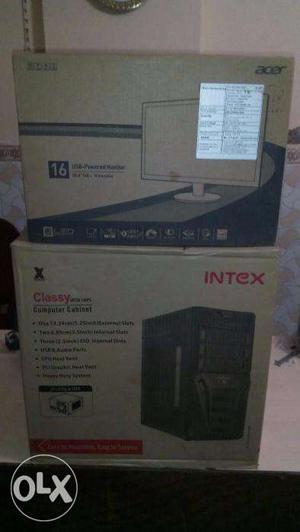 Box pack (16"led 250gb 2gb C2D key mouse)1year wrty i3/i5