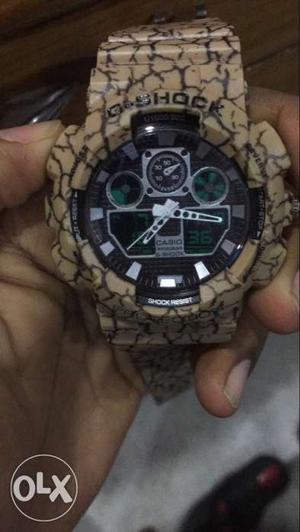 Brand new Round Black And Gray G-shock Digital Watch With