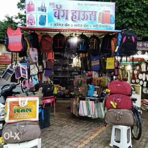 Branded Bags Shop At Sabun Pura On Road.