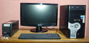Computer set/ Processor Core2duo / HDD 500 GB / 2GB RAM good
