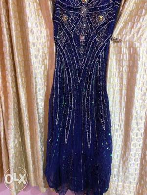 DRESS GOWN - Designer blue Dress, *Marriage material and