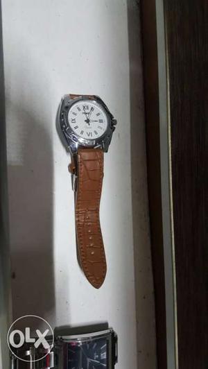 Fonex Brown color watch