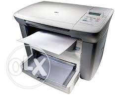 Gray And Black HP Printer