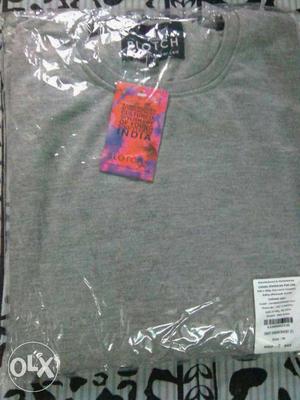 Gray Blotch Crew-neck Sweat Shirt With Tag M size