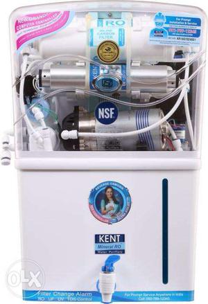 Kent Grand Plus TDS 8 L RO + UV +UF Water Purifier (White)