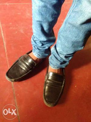 Men's Pair Of Black Shoes