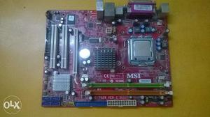 Msi g31 motherboard in working condition only 11OO/-