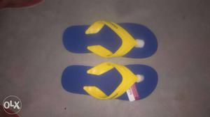 New sports slippers bhamas company yellow and