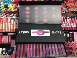Original huda liquid matte finish lipstick palette(set of