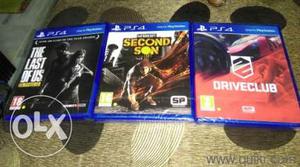 PS4 Games - Infamous Second Son, Driveclub, The Last of Us