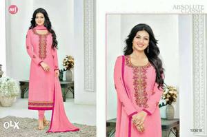 Pink Shalwar Kameez Collage
