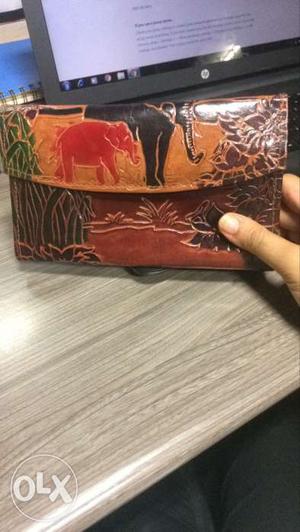 Real leather wallet purchased from Kolkatta