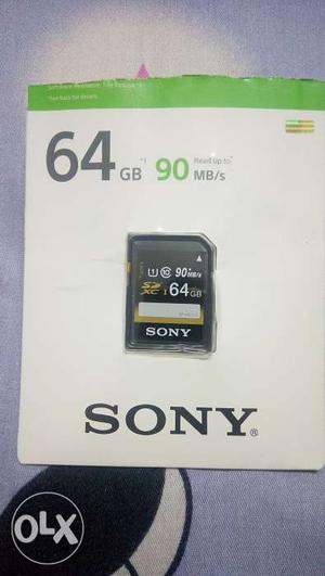 Sdxc Card 64 Gb worth  (new packet open) With Bill