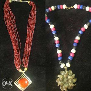 Two Multicolored Necklaces