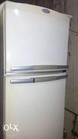 Whirlpool, good condition double door fridge, 400
