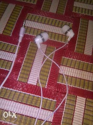 White Earphones