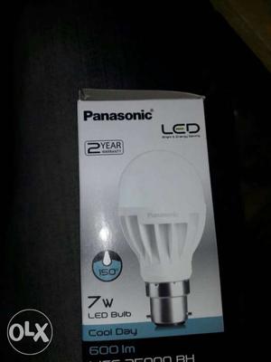 White Panasonic LED Light Bulb Box