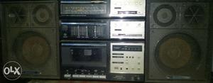 Wintage pioneer music system 50 w rms tape radio