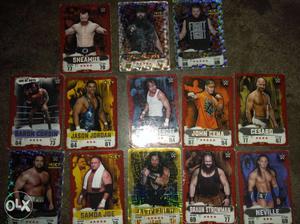 50 different Wwe Slam Attax Cards