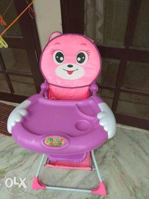 Baby sitting High Hi chair Pink colour baby sitting high