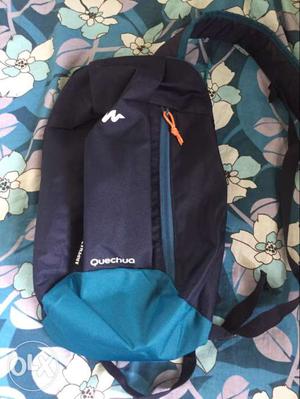 Black And Blue Quechua Backpack