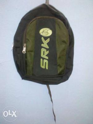 Black And Green SRK Backpack