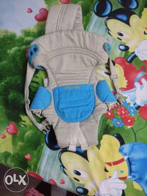 Blue And Beige Breathable Carrier