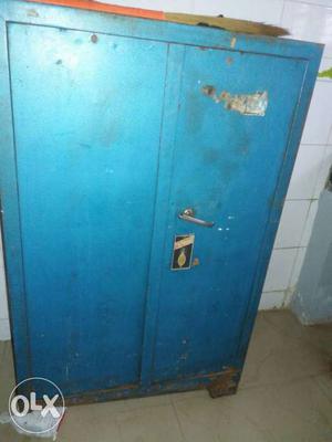 Blue Metal 2-door Cabinet