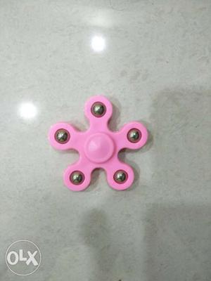New Pink 5-blade Fidget Spinner with box