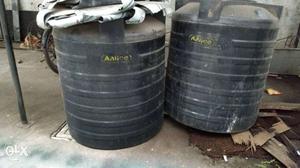New water tanks of 500 litres each for immediate