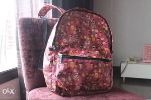 Pink animated backpack in excellent condition!