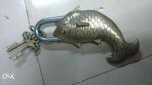 Stainless Steel Fish Padlock