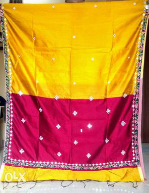 Bengali Handloom sari handpicked from the house